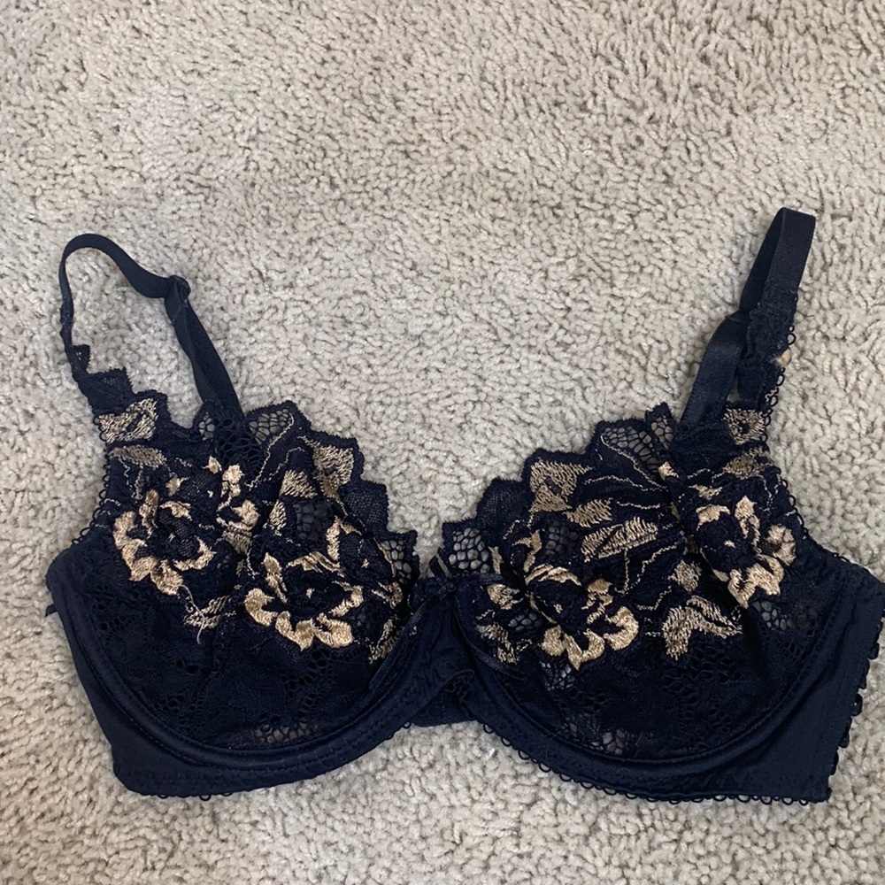 Lepel Sexy Black Lace Underwire Bralette